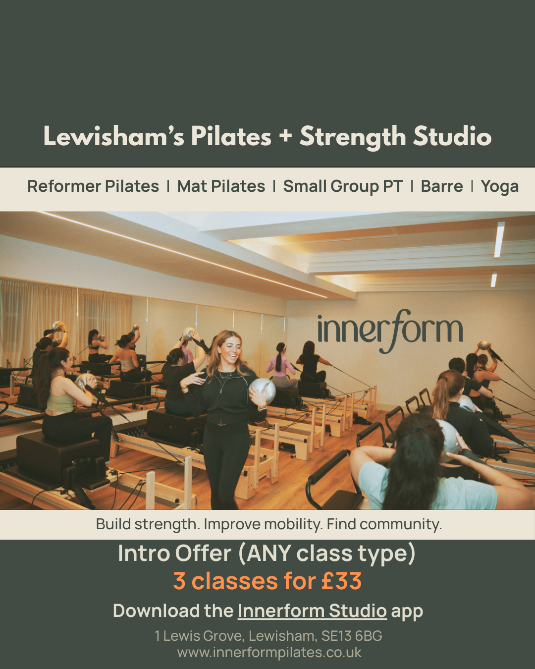 Innerform Facebook ad: Intro Offer | Buy Now