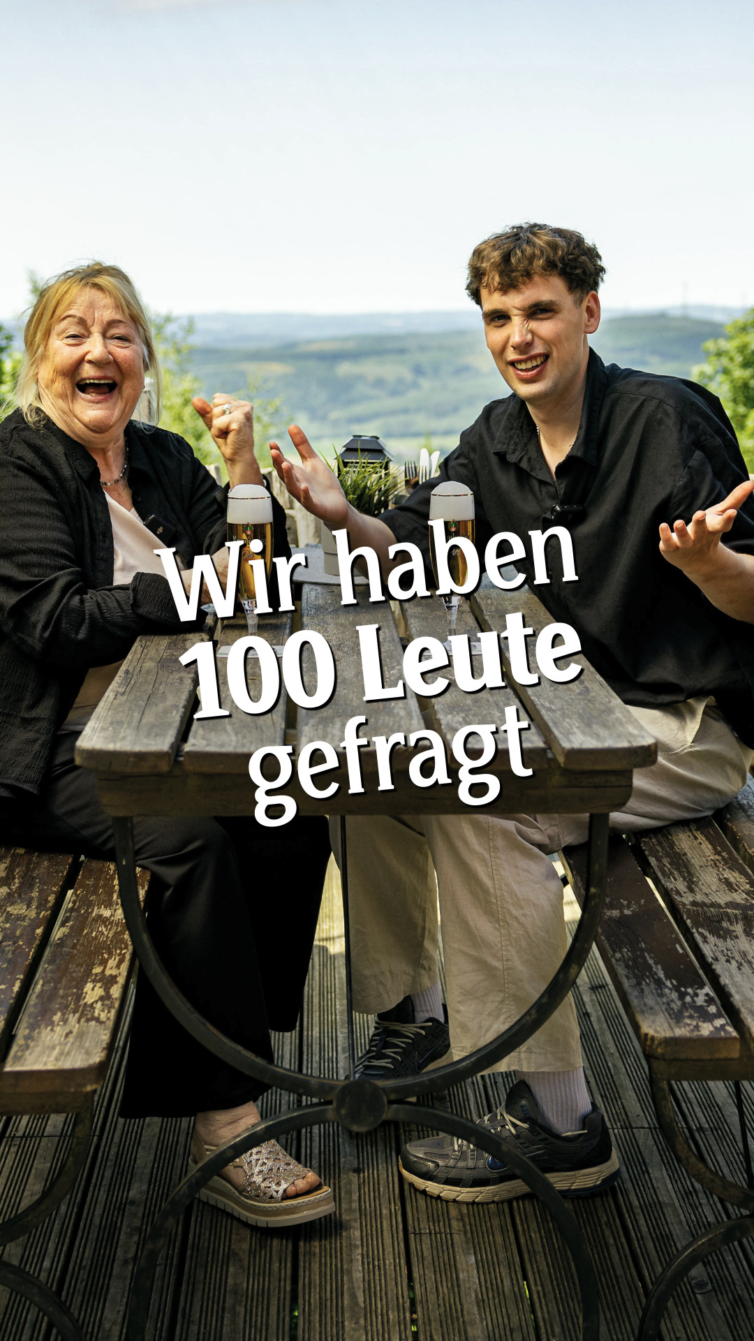 Krombacher Facebook ad: WAS? Kartoffelsalat auf die 1!
