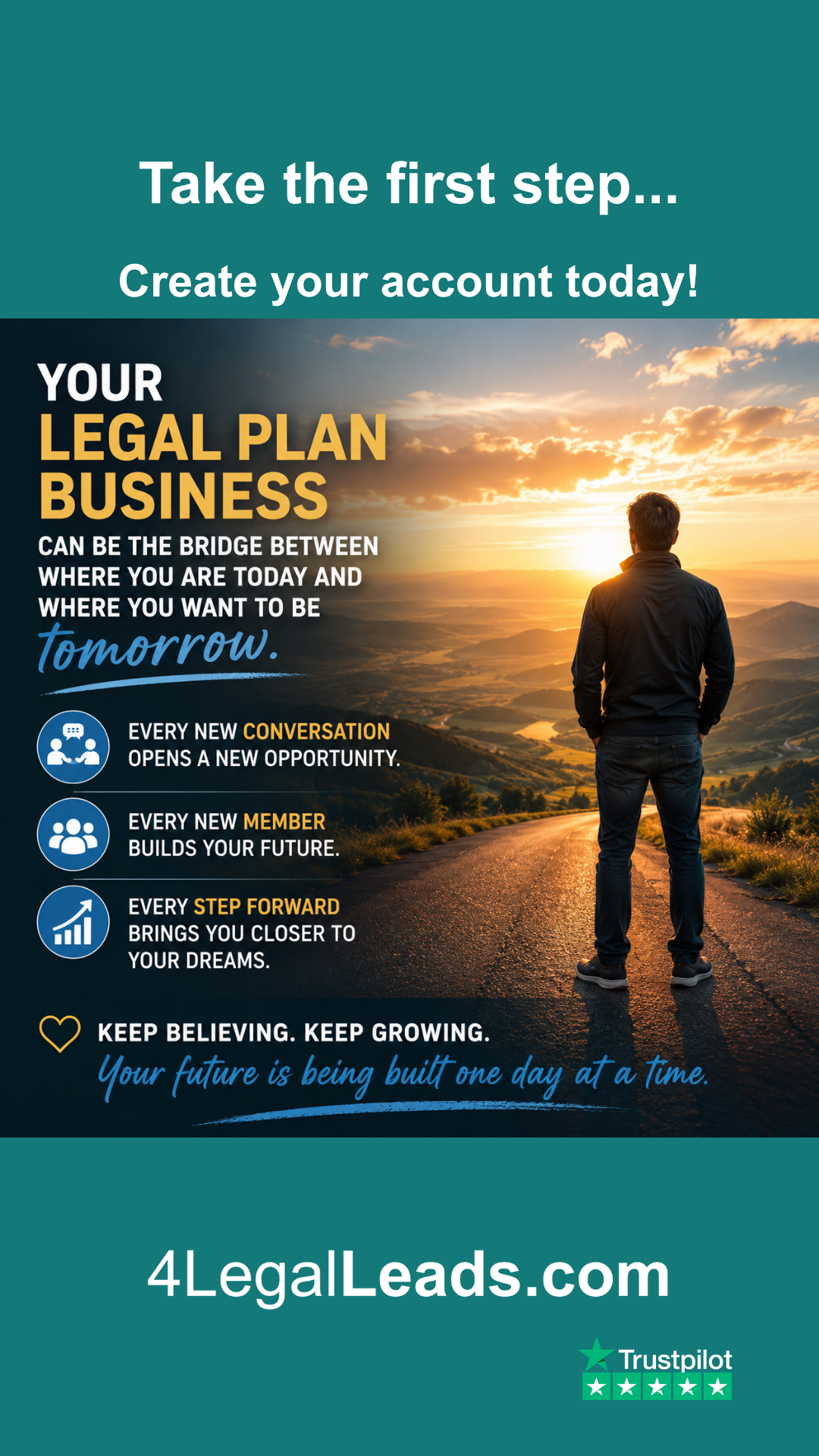 4LegalLeads.com: Leads for Law Firms & Selling Legal Plans Facebook ad