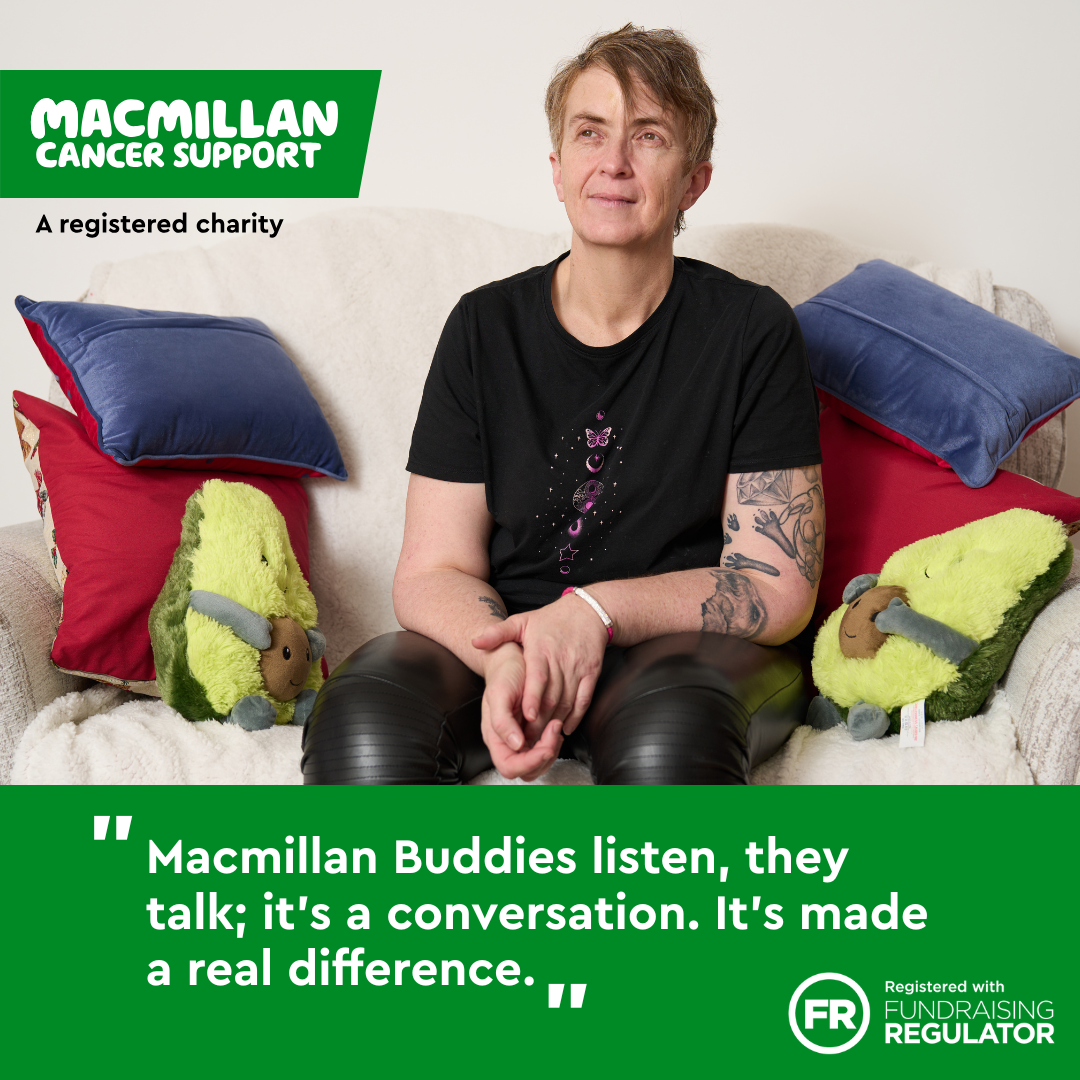 Macmillan Cancer Support Facebook ad