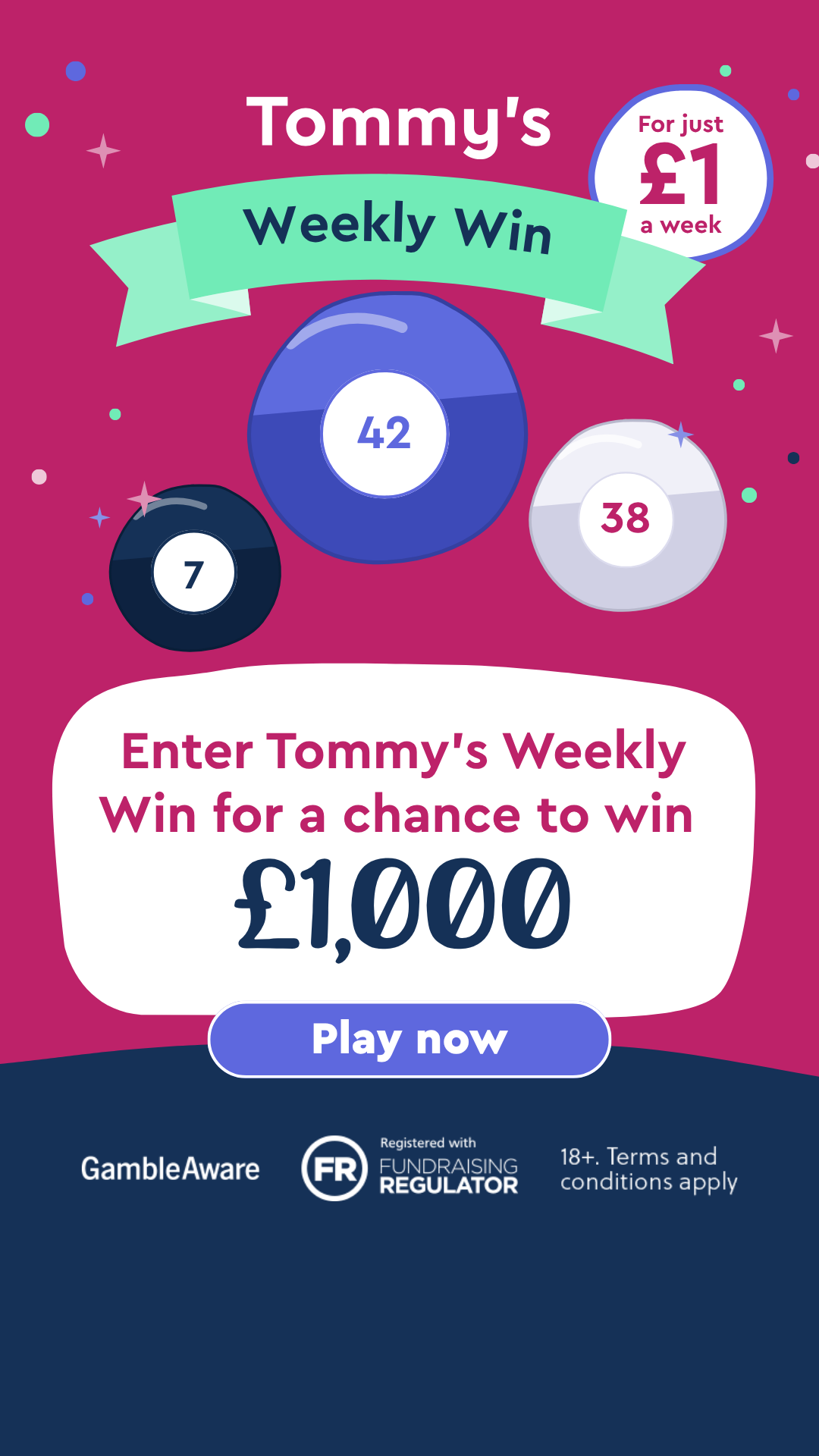 Tommy's Facebook ad