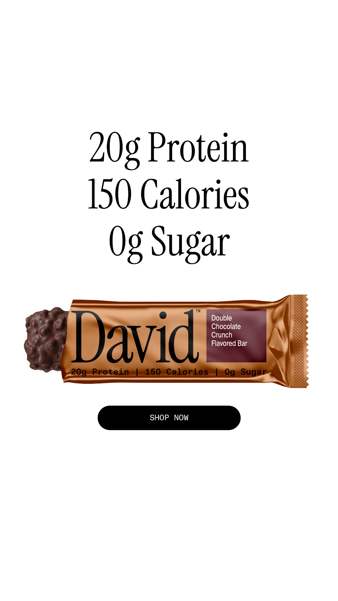David Protein Facebook ad