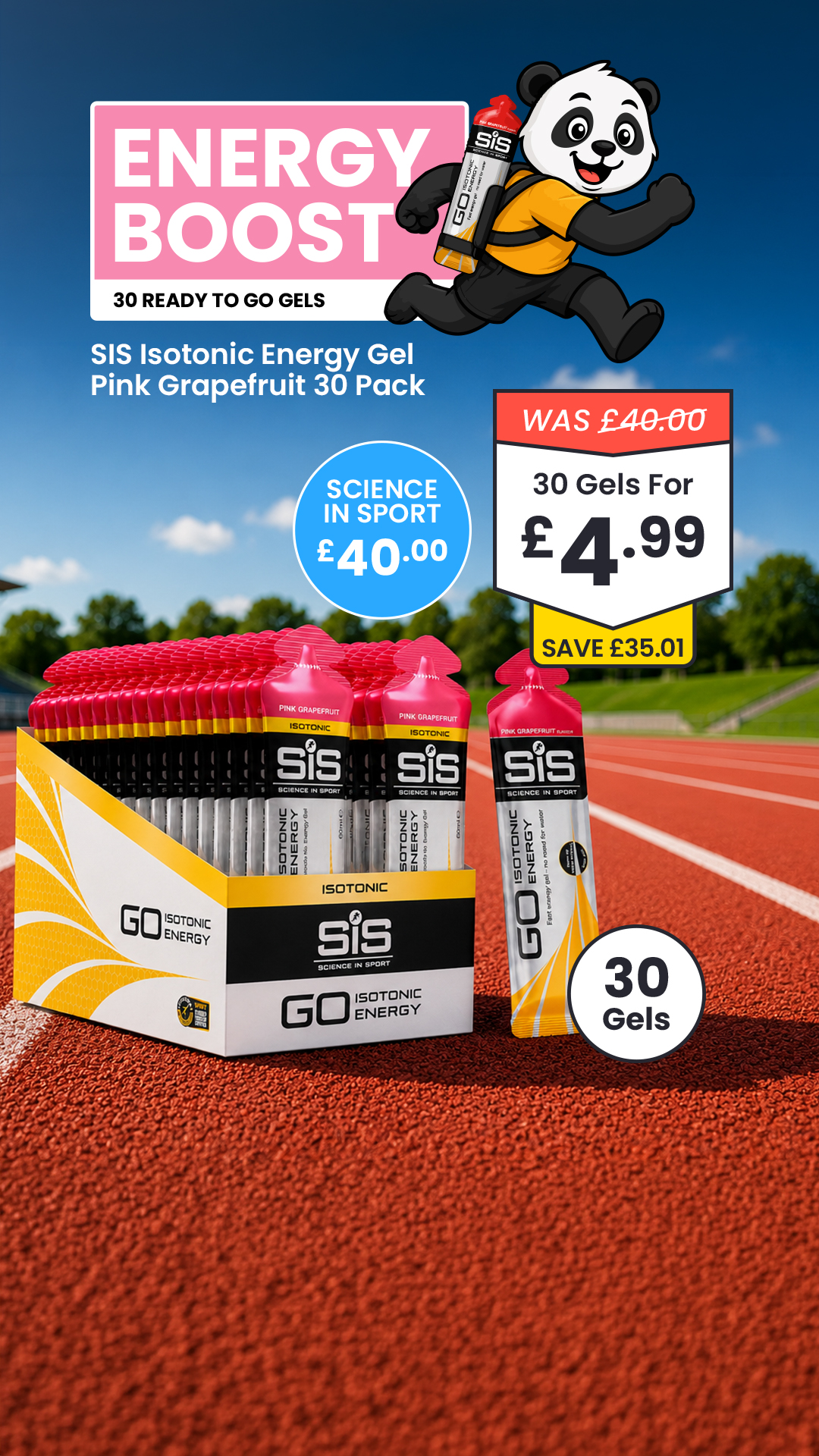 pricepanda.co.uk Facebook ad: JUST 17p PER GEL
