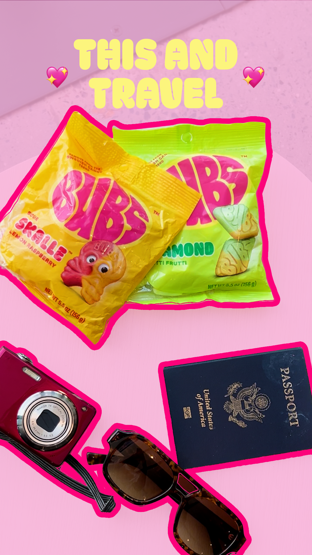 BUBS USA Facebook ad: BUBS and Travel <3