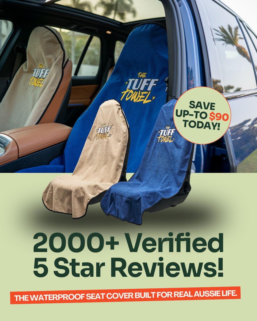 The Tuff Towel Facebook ad
