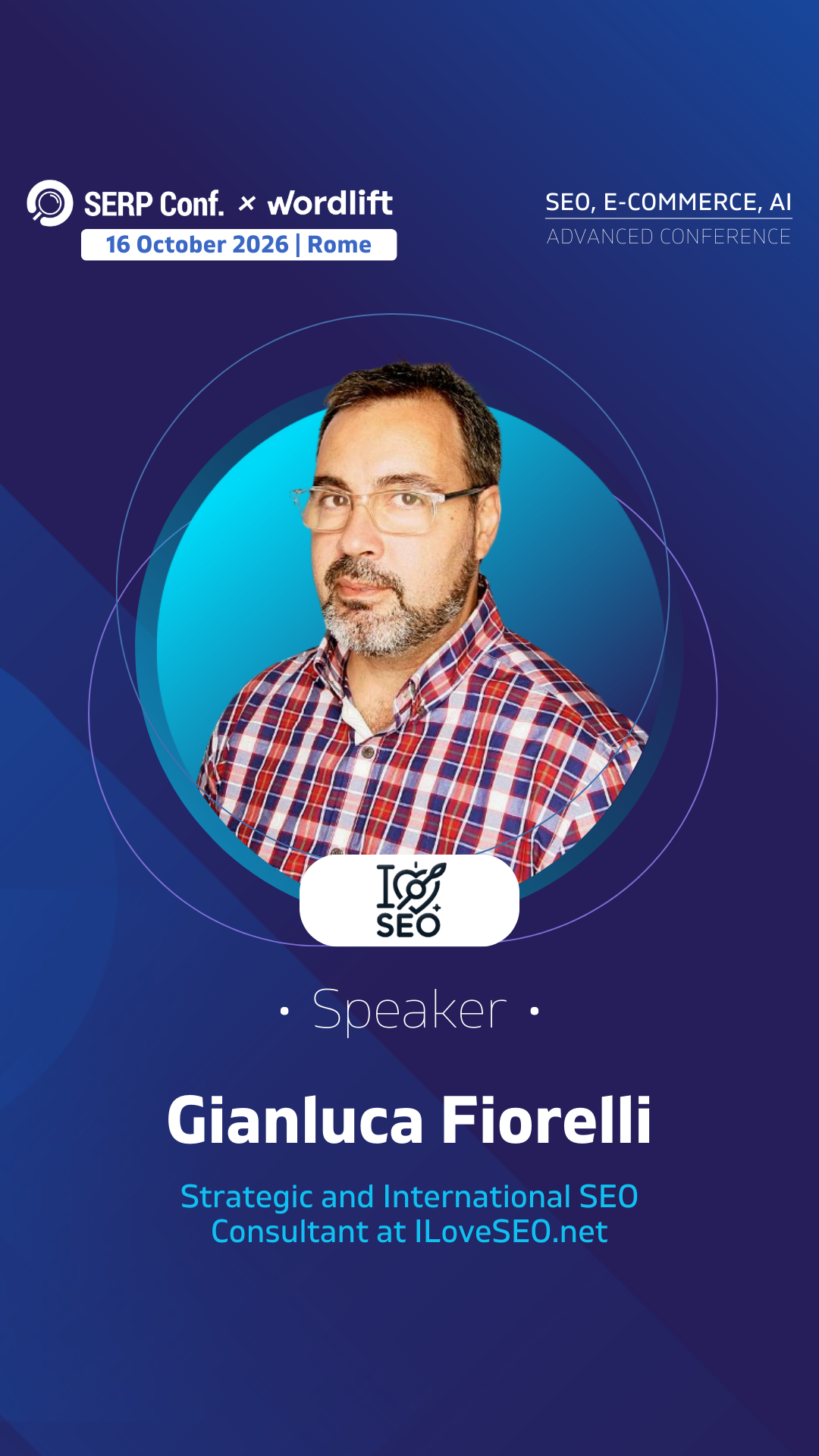 SERP Conf. Rome Facebook ad