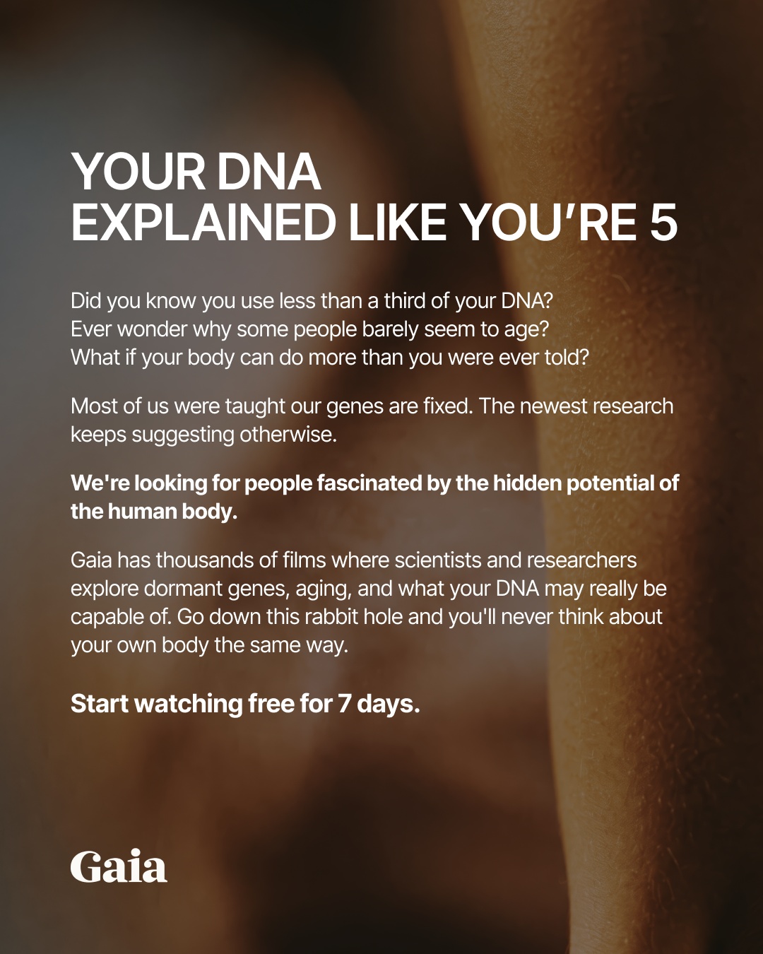 Gaia Facebook ad