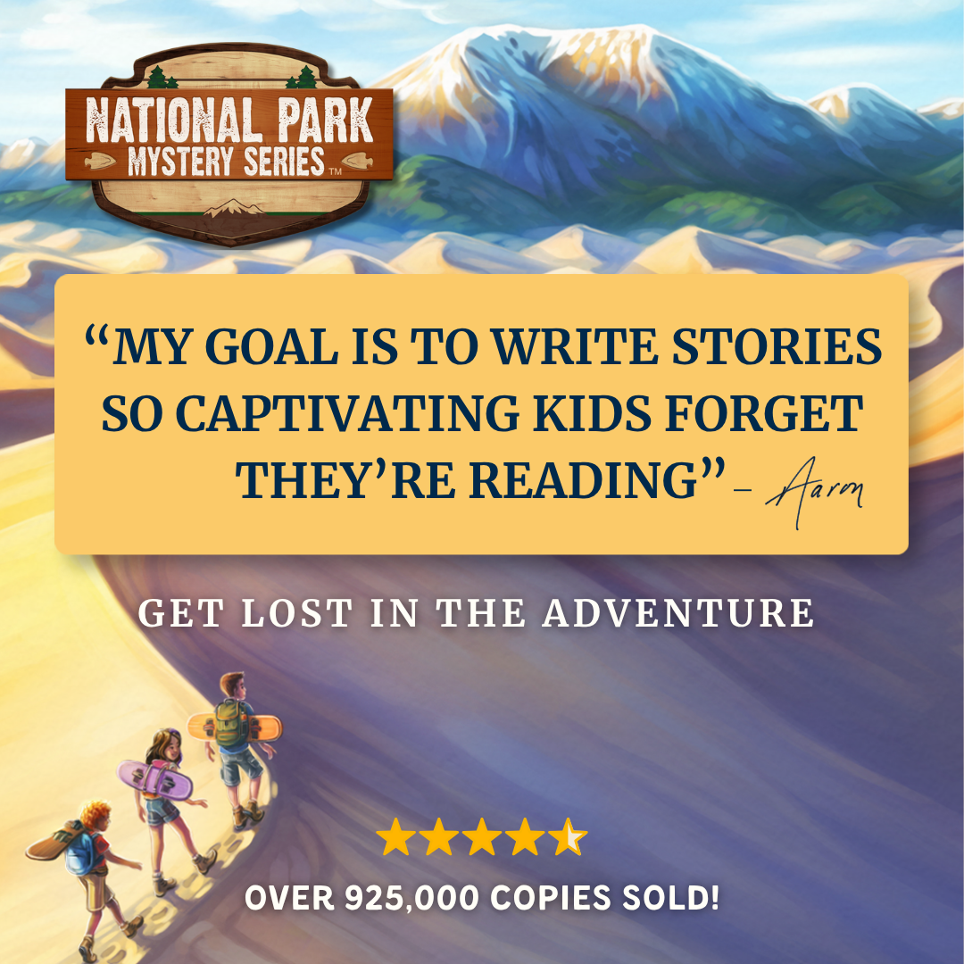 National Park Mystery Series Facebook ad