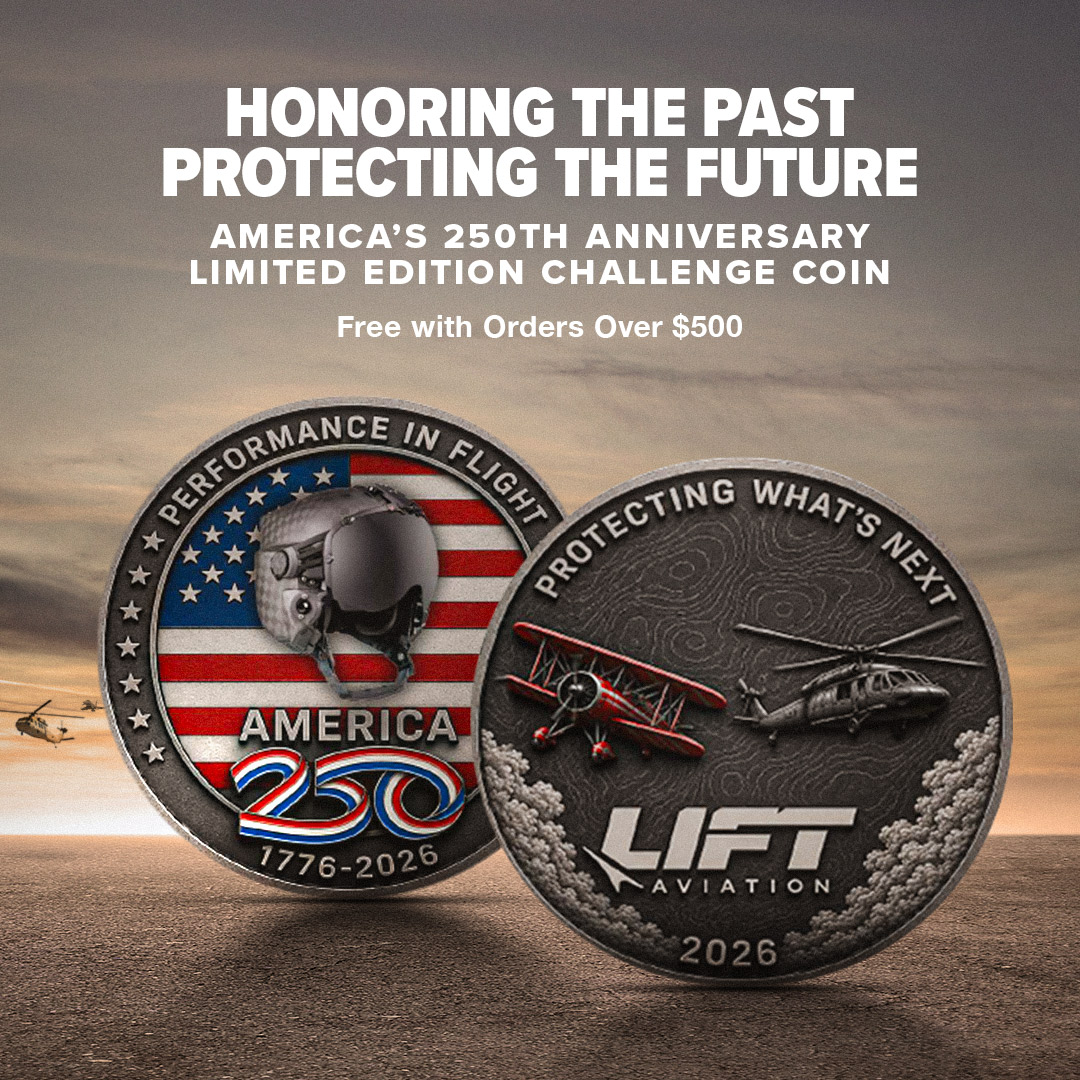LIFT Aviation Facebook ad: Lift Aviation - Pilot Shoes, Aviation Helmets and More.