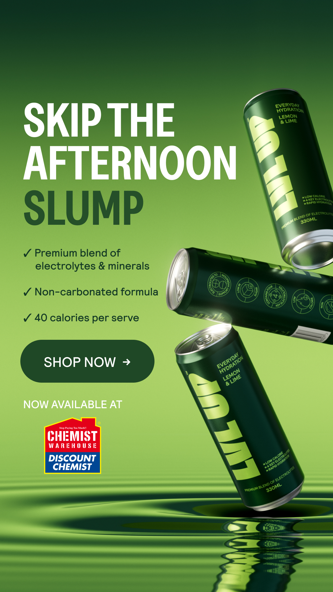 LVL UP Everyday Hydration Facebook ad from Jan 11, 2026