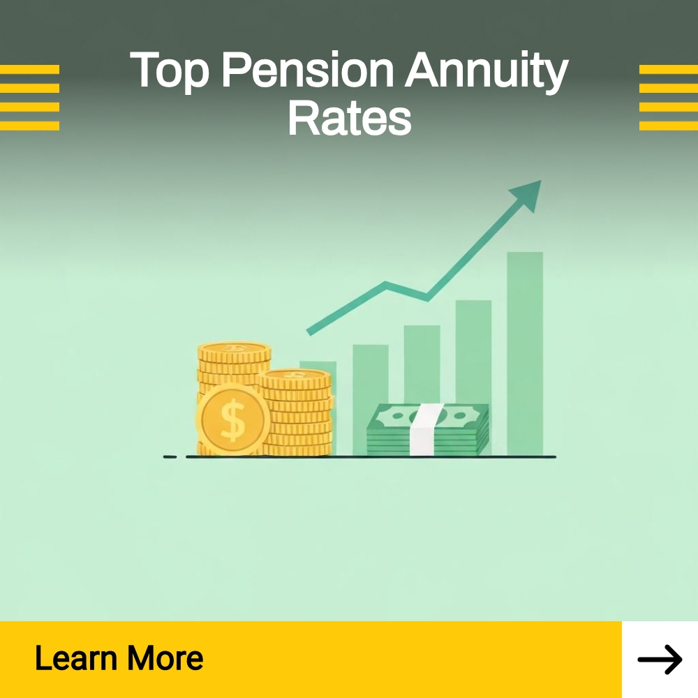 Everyday Index Facebook ad: Top Pension Annuity Rates.