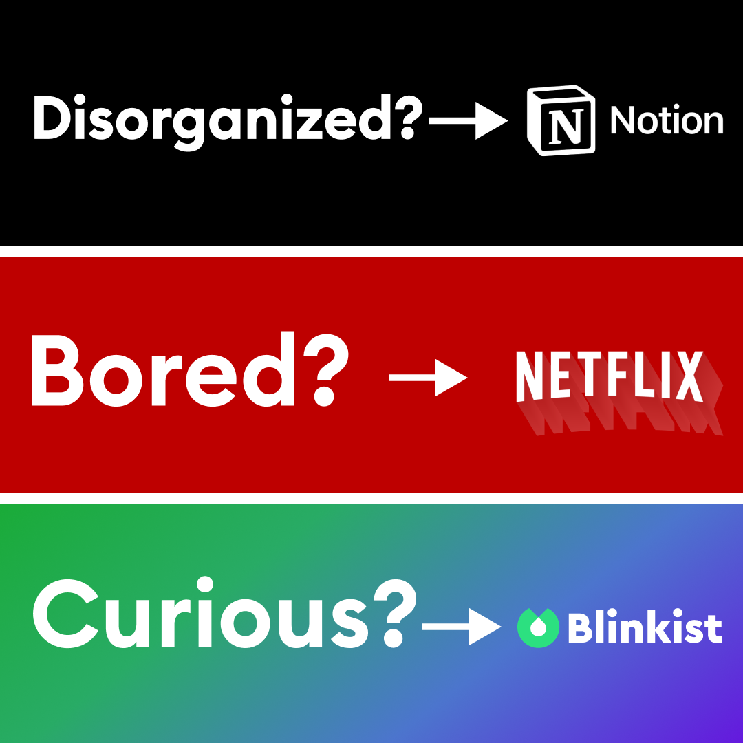 Blinkist Facebook ad