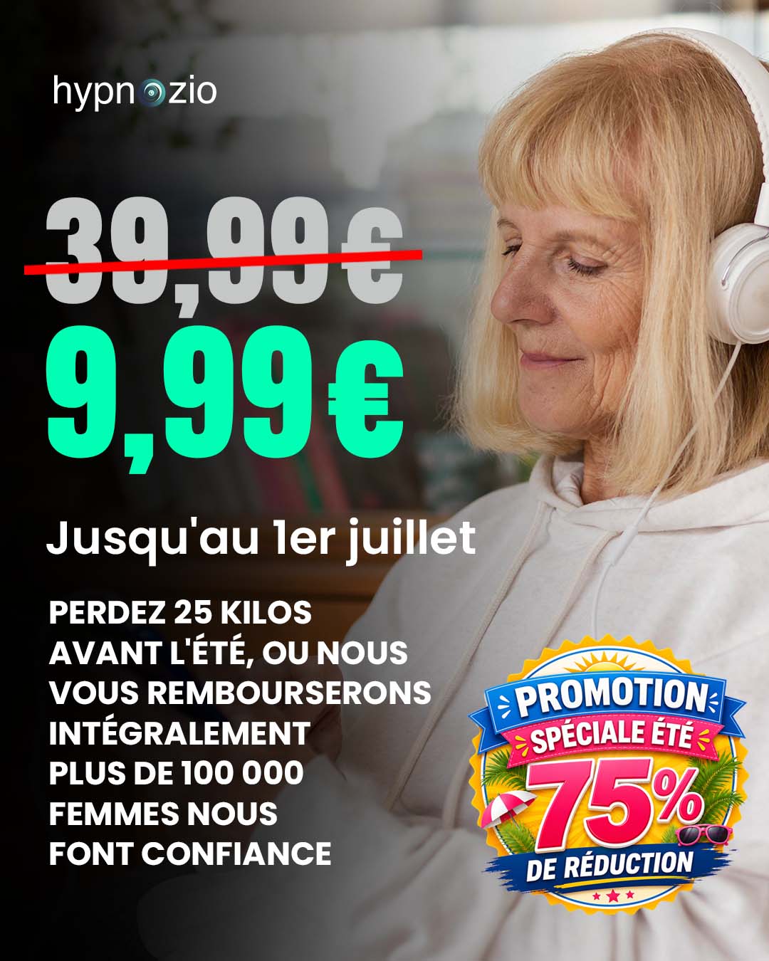 Hypnozio: power of hypnotherapy Facebook ad
