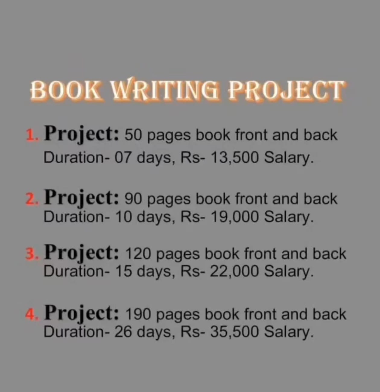 Global Book Publication Facebook ad: Contact Us