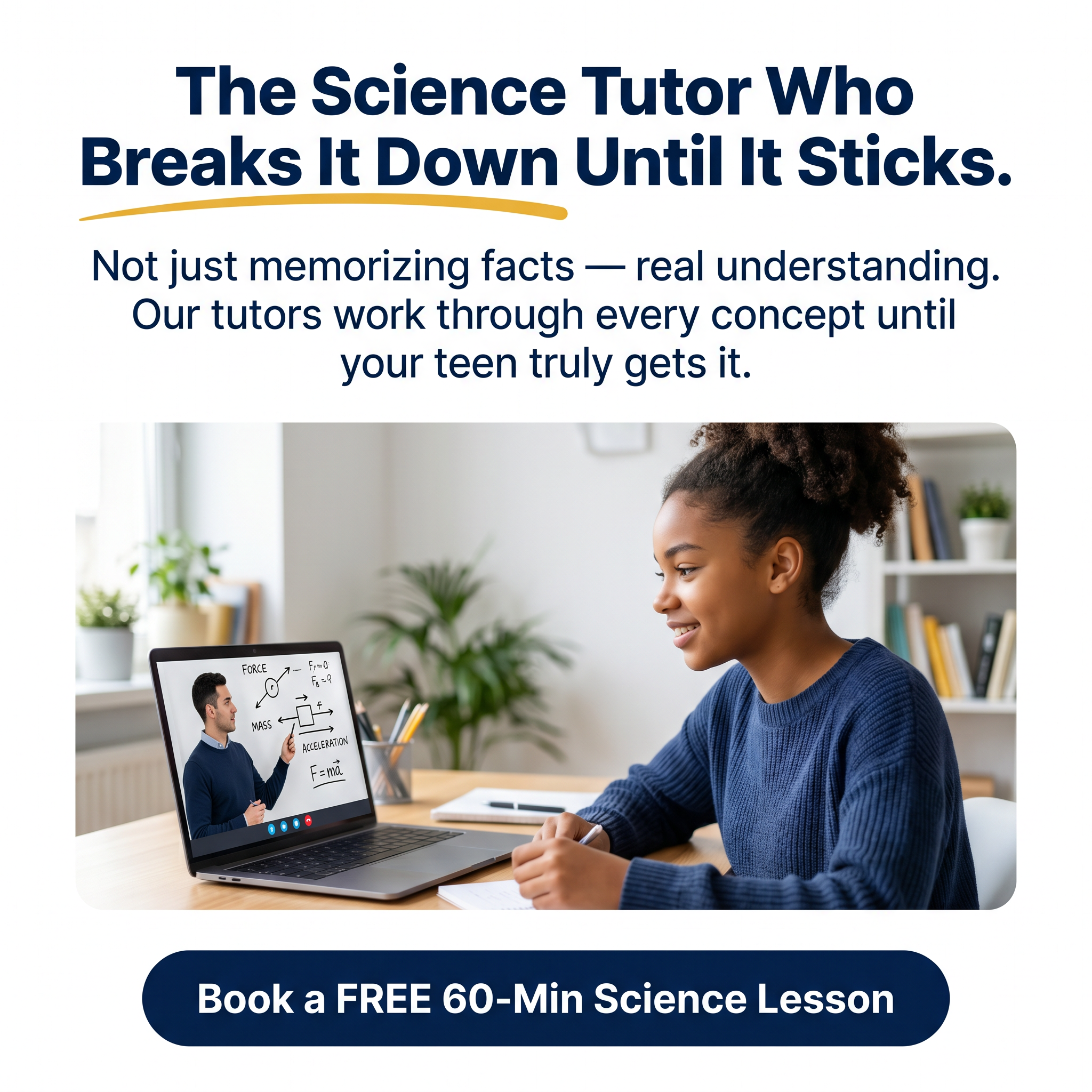 Empower Tutoring Facebook ad: Book A FREE 60-Minute Lesson