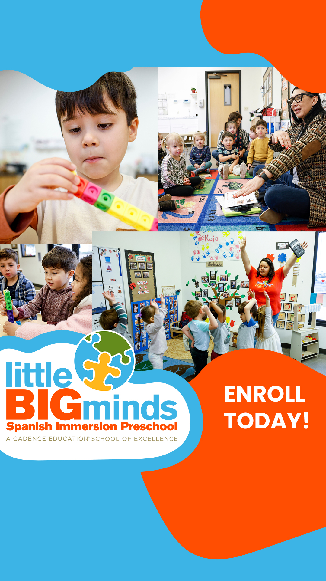 Little Big Minds Spanish Immersion Preschool, Uptown Facebook ad
