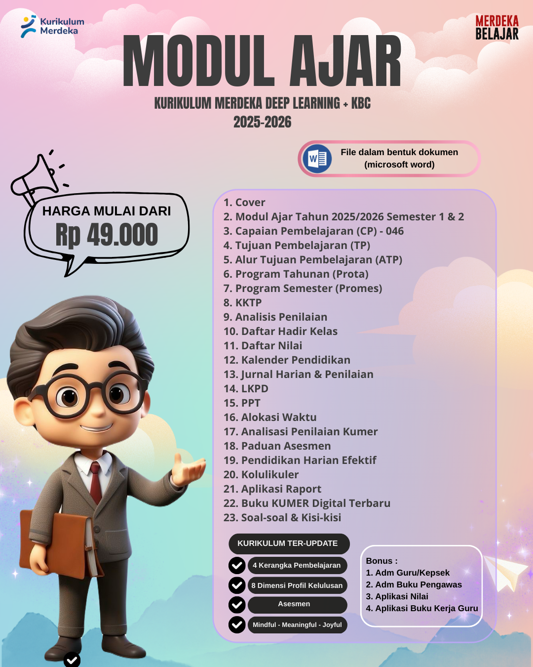 Modul Ajar 2026 Facebook ad: Modul Ajar Deep learning & Kbc