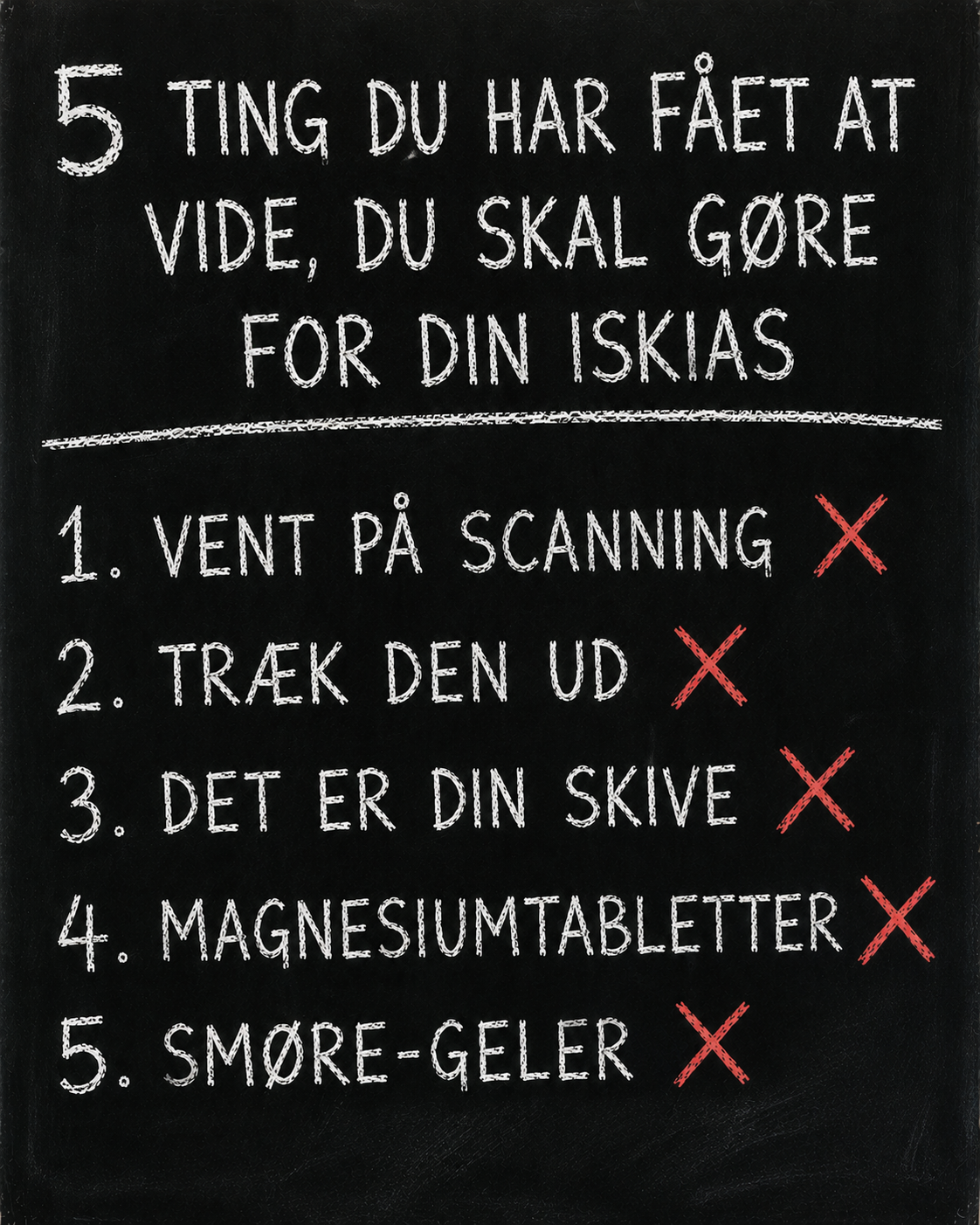 Birgitte Rasmussen Facebook ad: 7 år med iskias væk på 2 uger