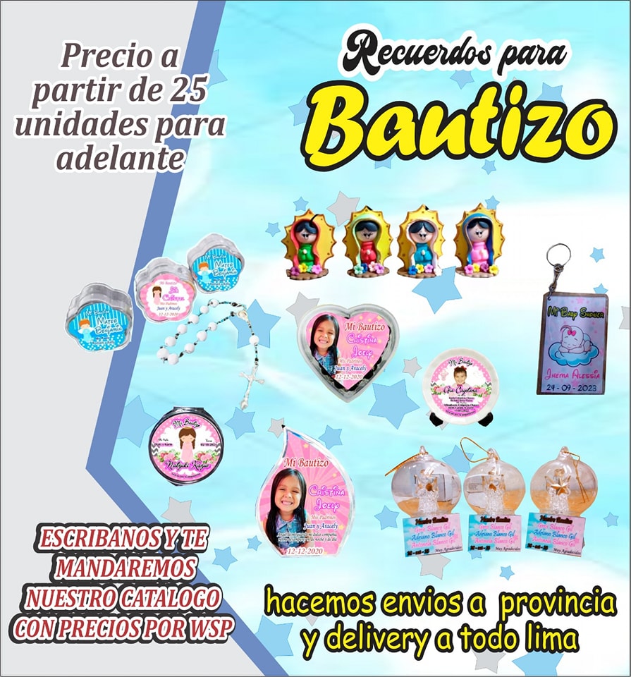 Recuerdos para baby shower c y d Facebook ad: Recuerdos para bautizo