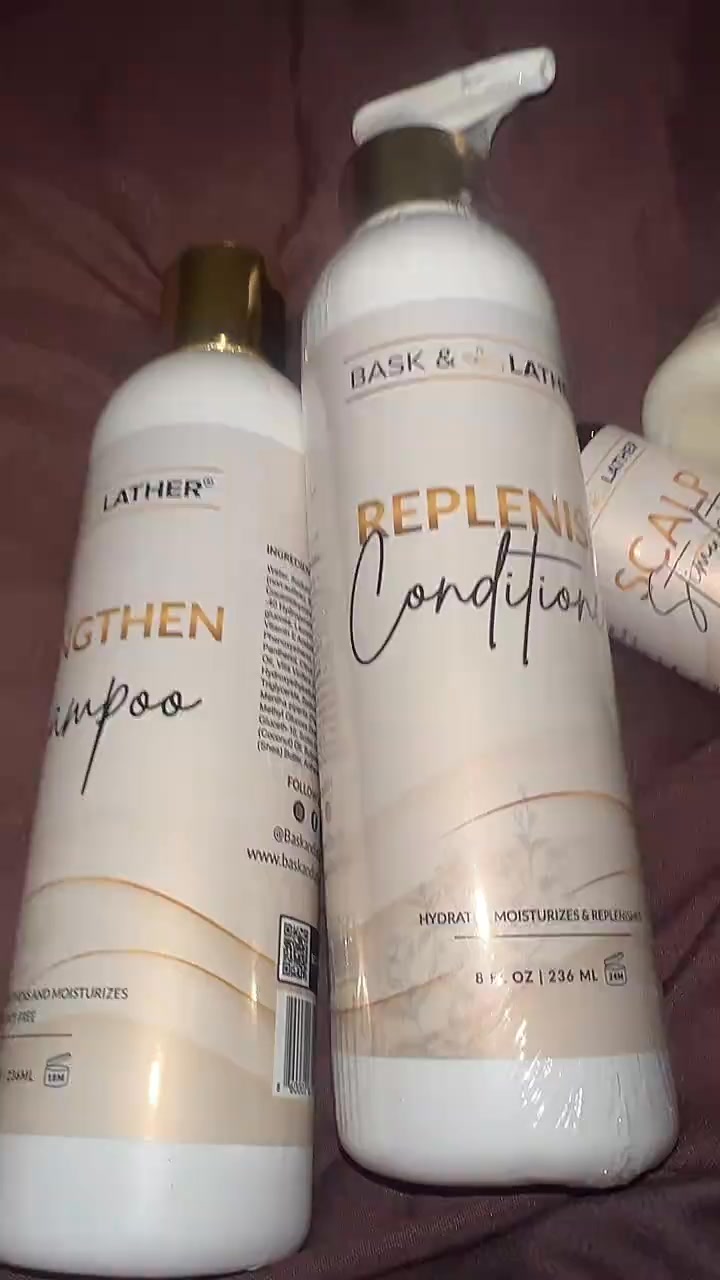 Bask & Lather Co Facebook ad: Revive Your Curls This Wash Day