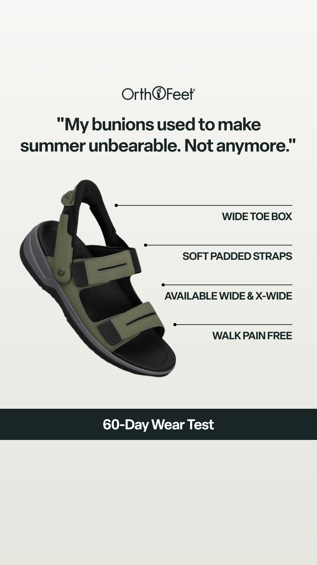 Orthofeet Facebook ad