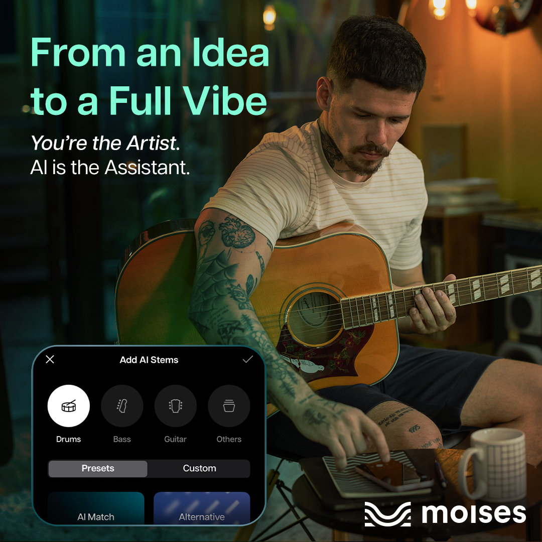 Moises.ai Facebook ad