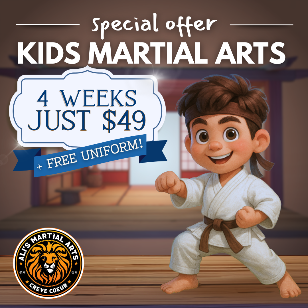 Ali's Martial Arts Facebook ad from Feb 2, 2026