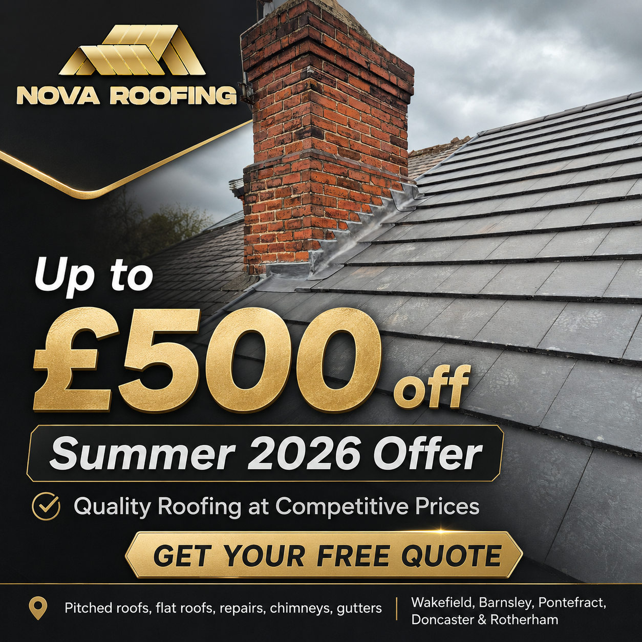 Nova Roofing Facebook ad