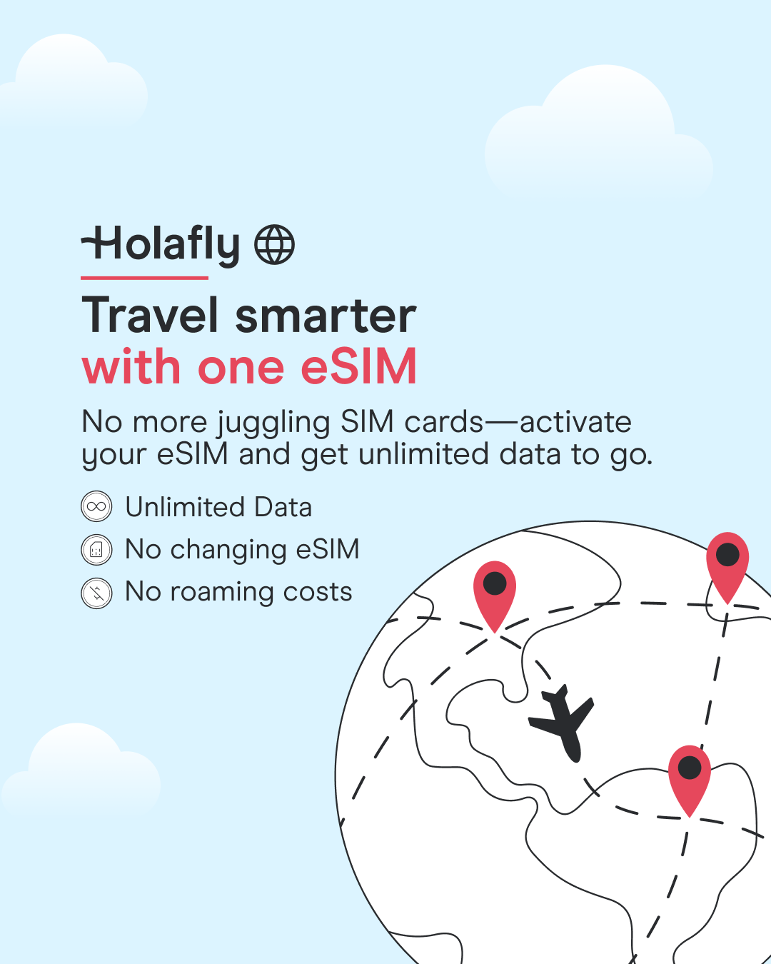 Holafly - English Facebook ad