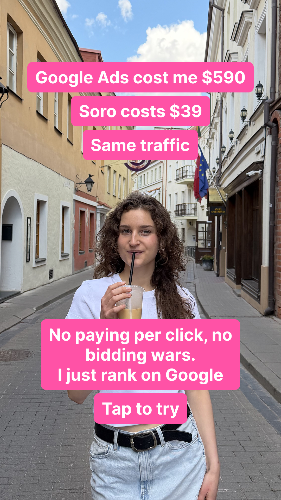 Soro SEO Facebook ad