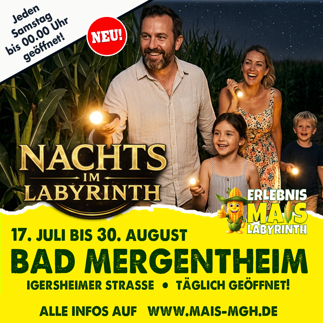 Erlebnis-Maislabyrinth - Bad Mergentheim Facebook ad: ERLEBNIS-MAISLABYRINTH