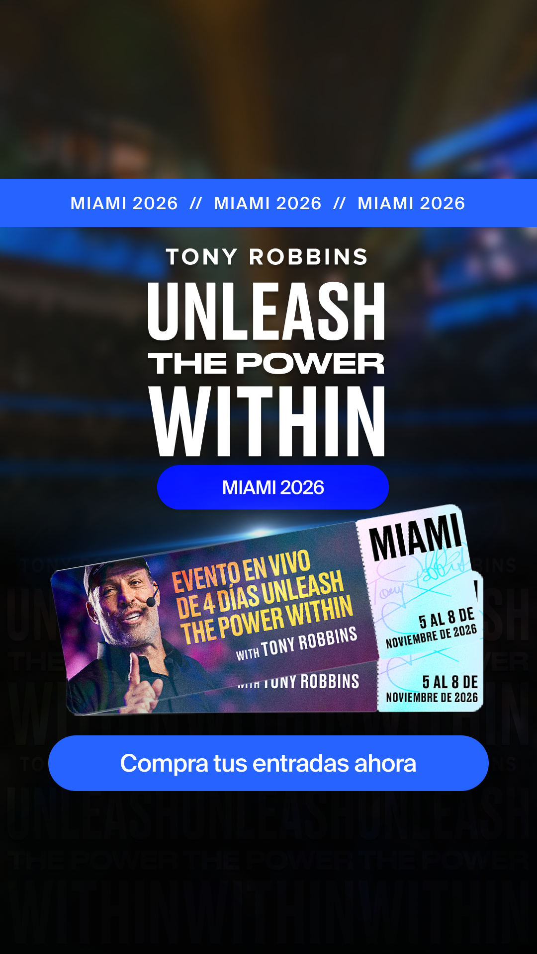 Tony Robbins Facebook ad