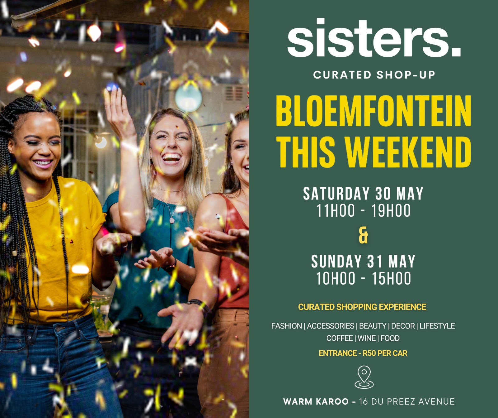 Bloemfontein Courant Facebook ad: ADVERTISEMENT: Bloemfontein, Get Ready!