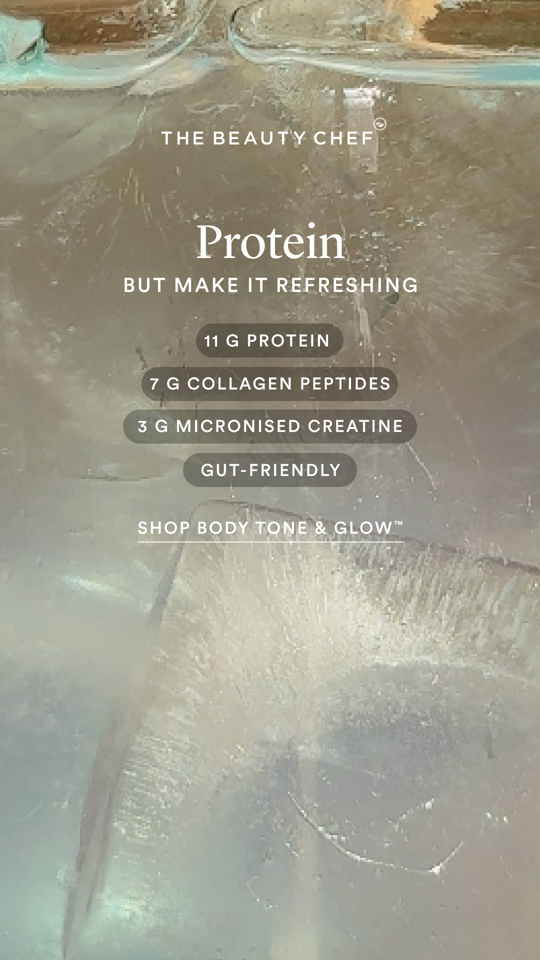 The Beauty Chef Facebook ad: Protein, made for women