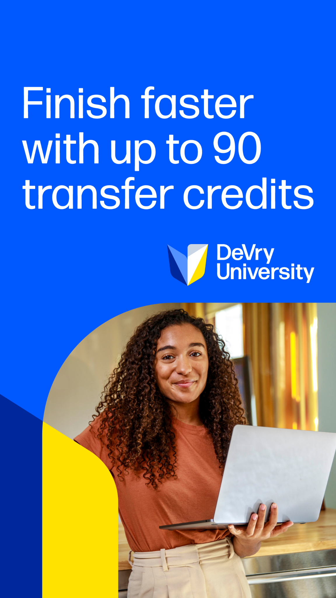 DeVry University Facebook ad: Finish what you started