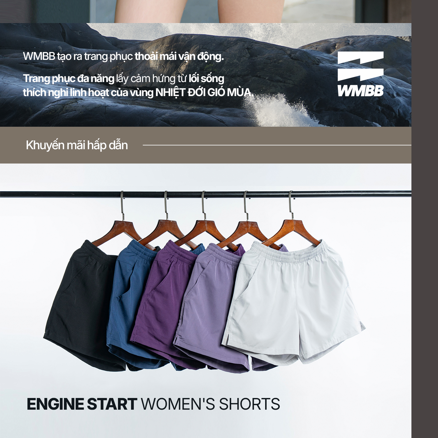 WMBB Athleisure Facebook ad: Chỉ từ 99k!