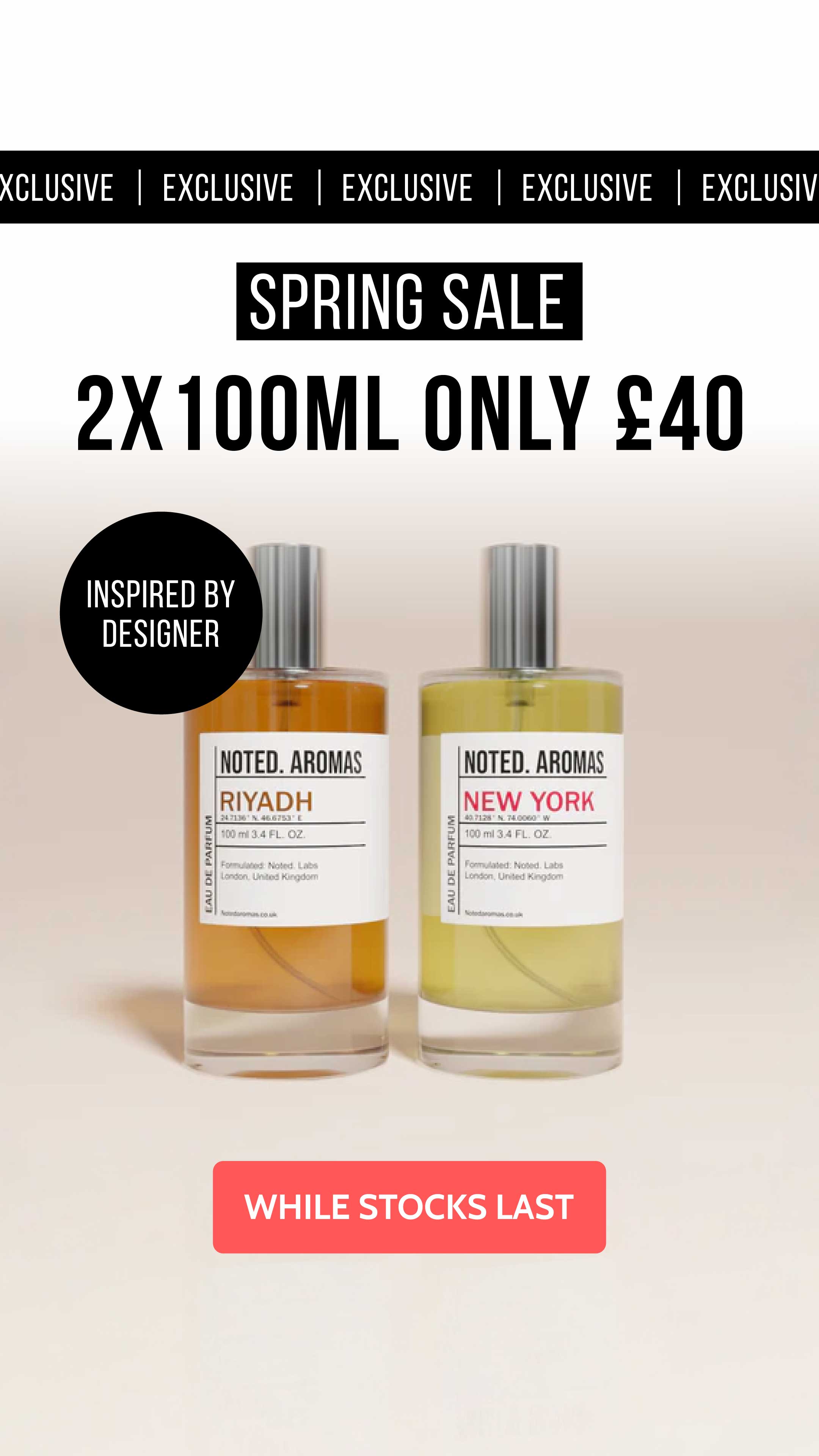 Noted Aromas Facebook ad