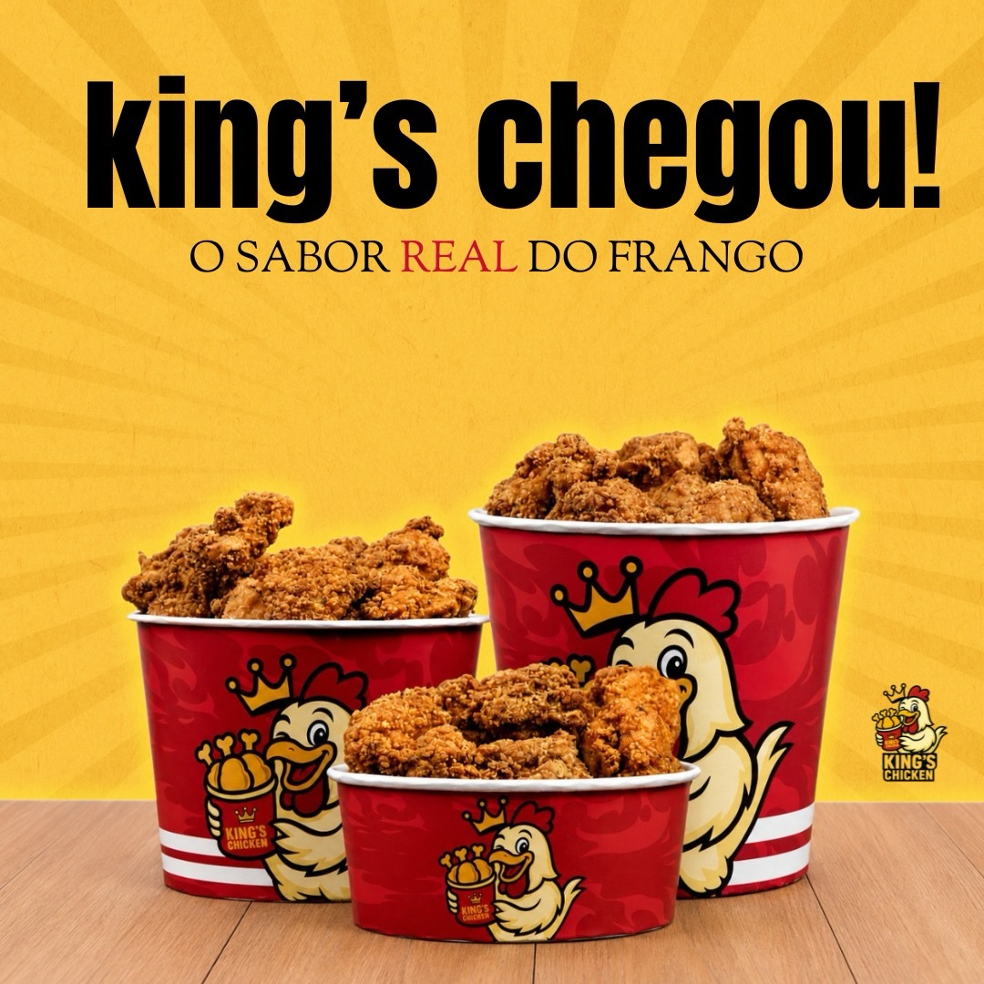 King's Chicken Facebook ad: King's Chicken | Delivery em Palhoça | Pedido online