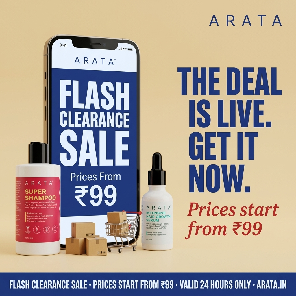 Arata Clearance Sale Facebook ad: 24 Hour Clearance Sale
