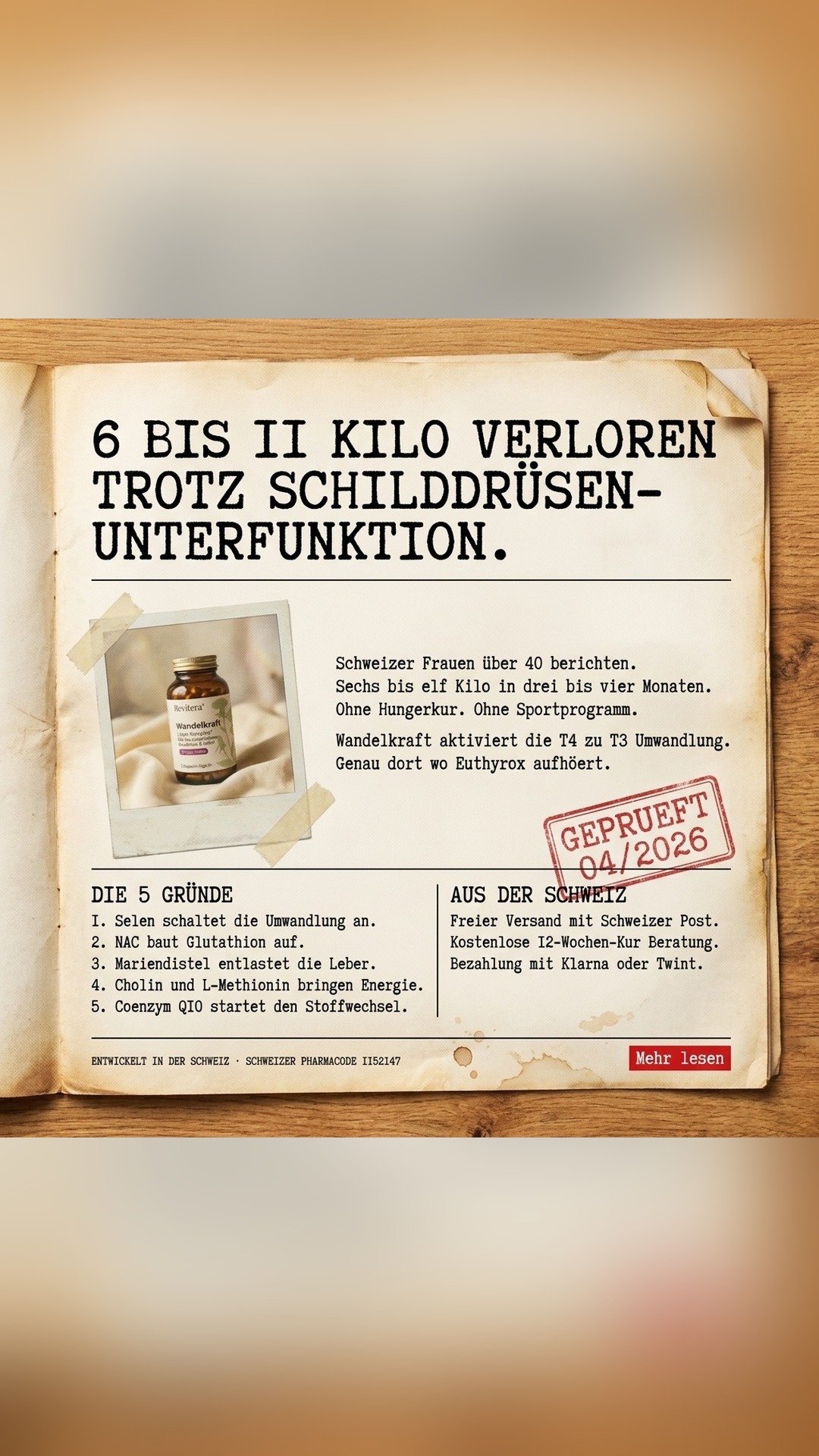 Apothekenblatt Facebook ad