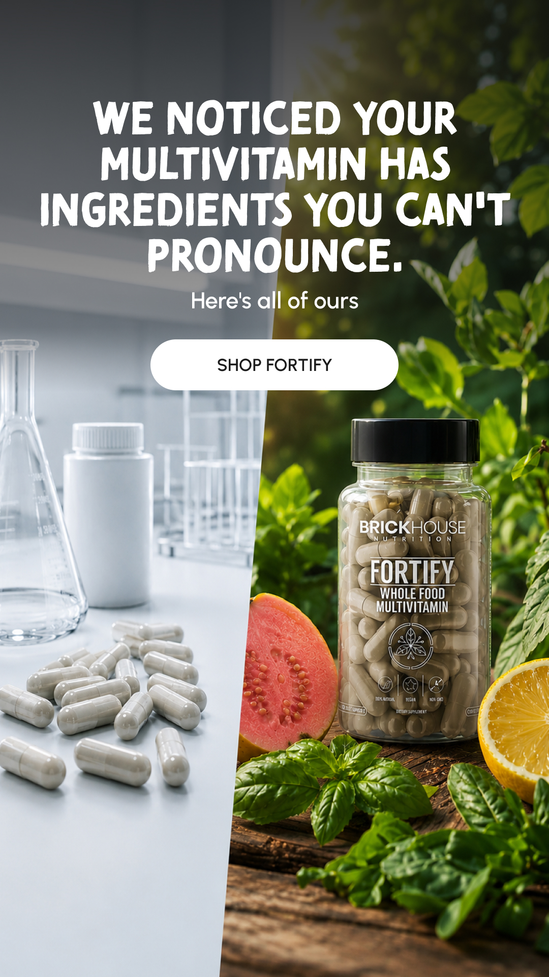 BrickHouse Nutrition Facebook ad
