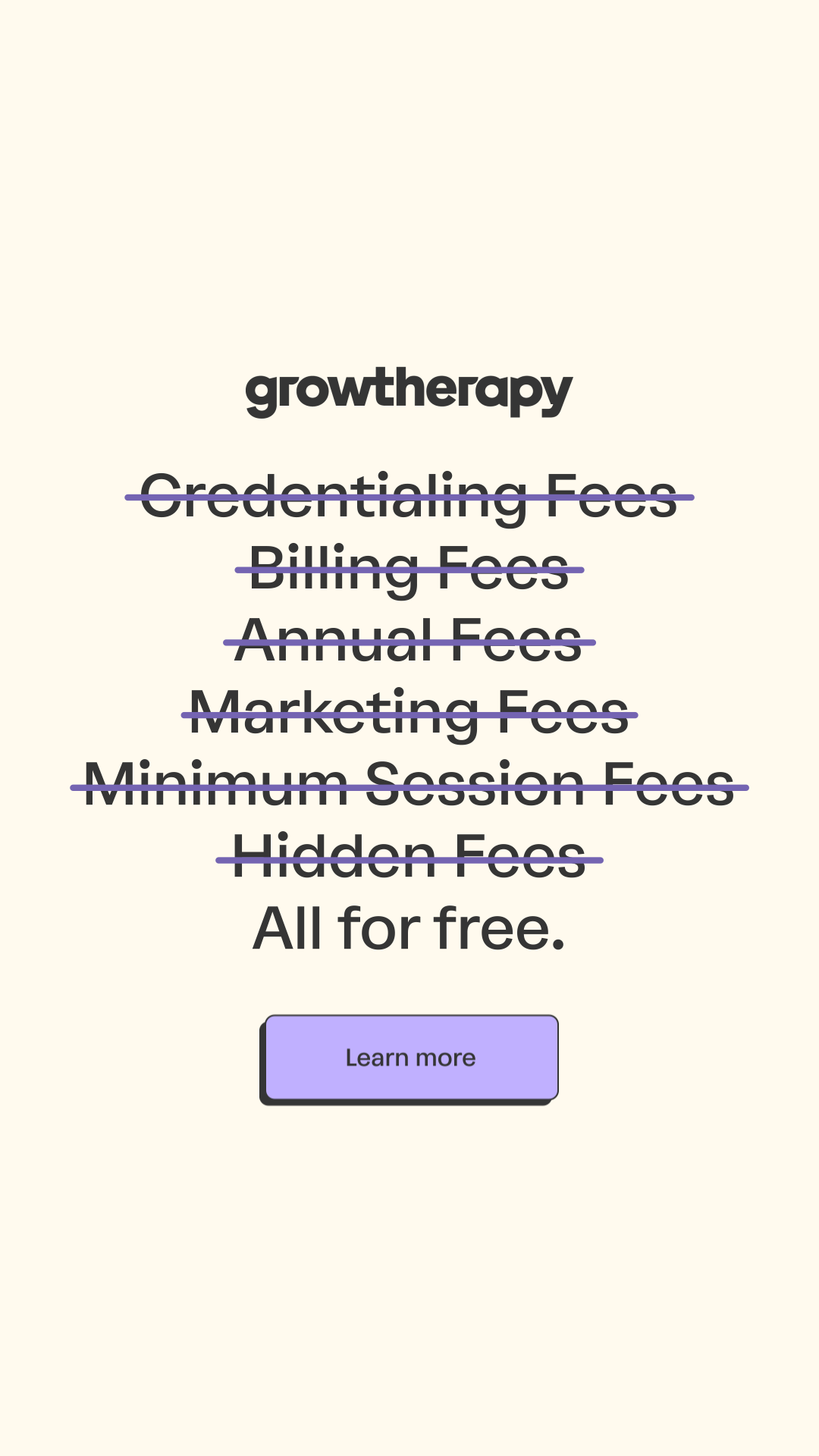 Grow Therapy Facebook ad