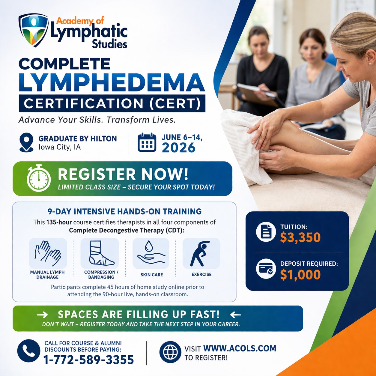 Academy of Lymphatic Studies Facebook ad