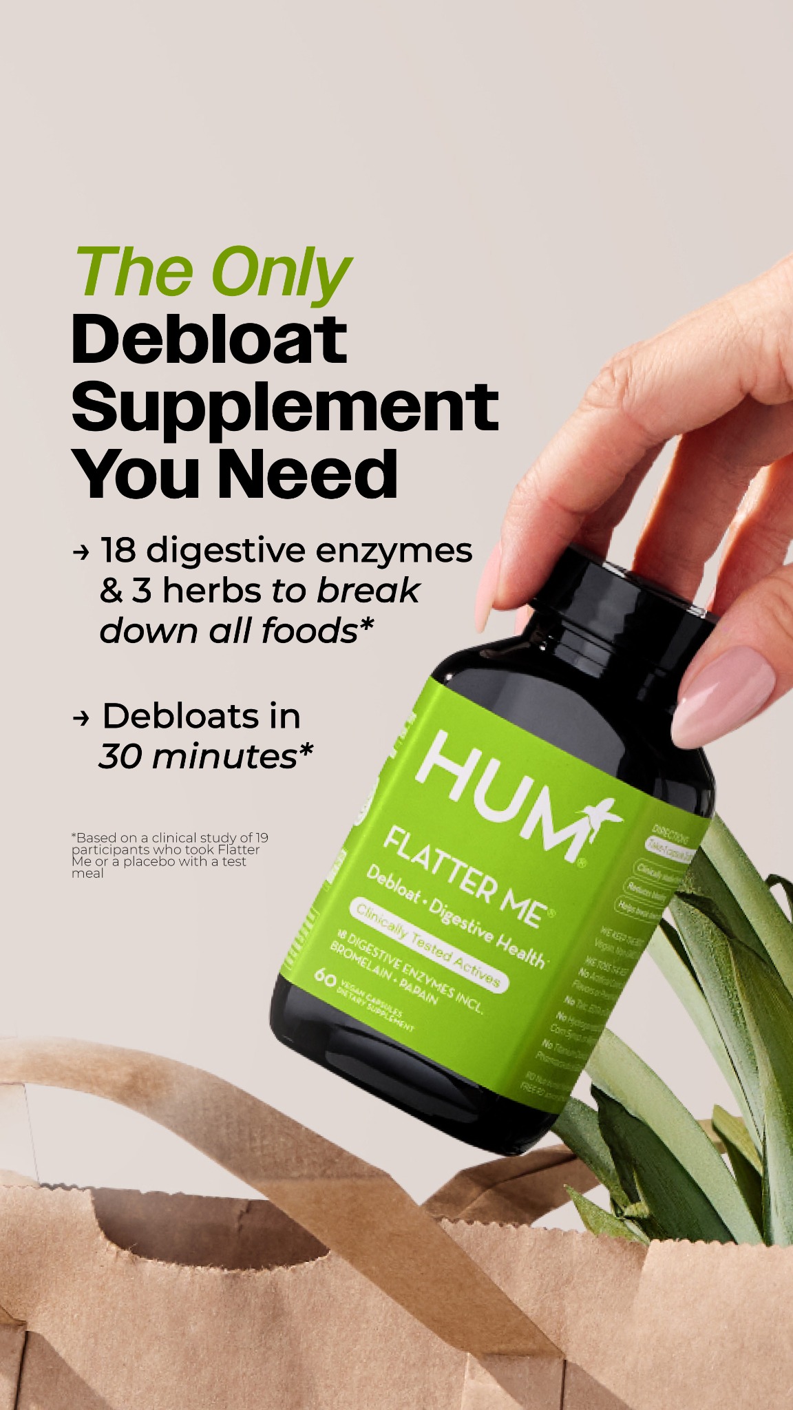 HUM Nutrition Facebook ad