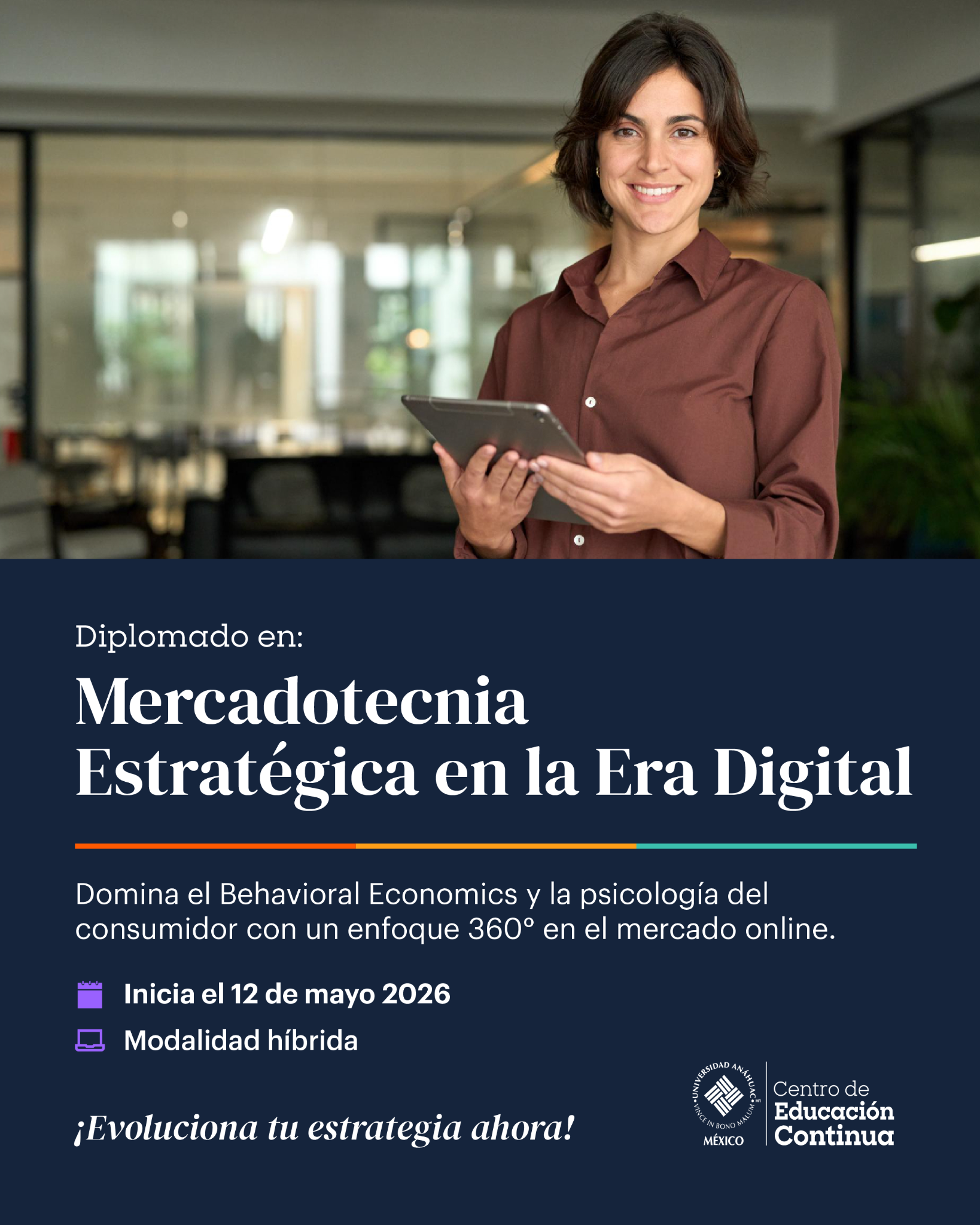 Educación Continua Anáhuac México Facebook ad from Apr 22, 2026