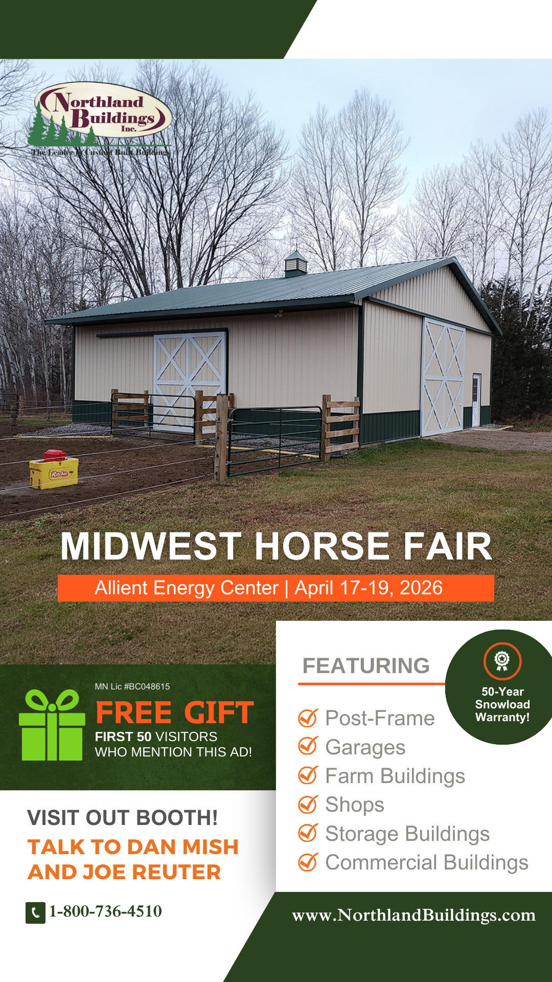 Northland Buildings, Inc. Facebook ad