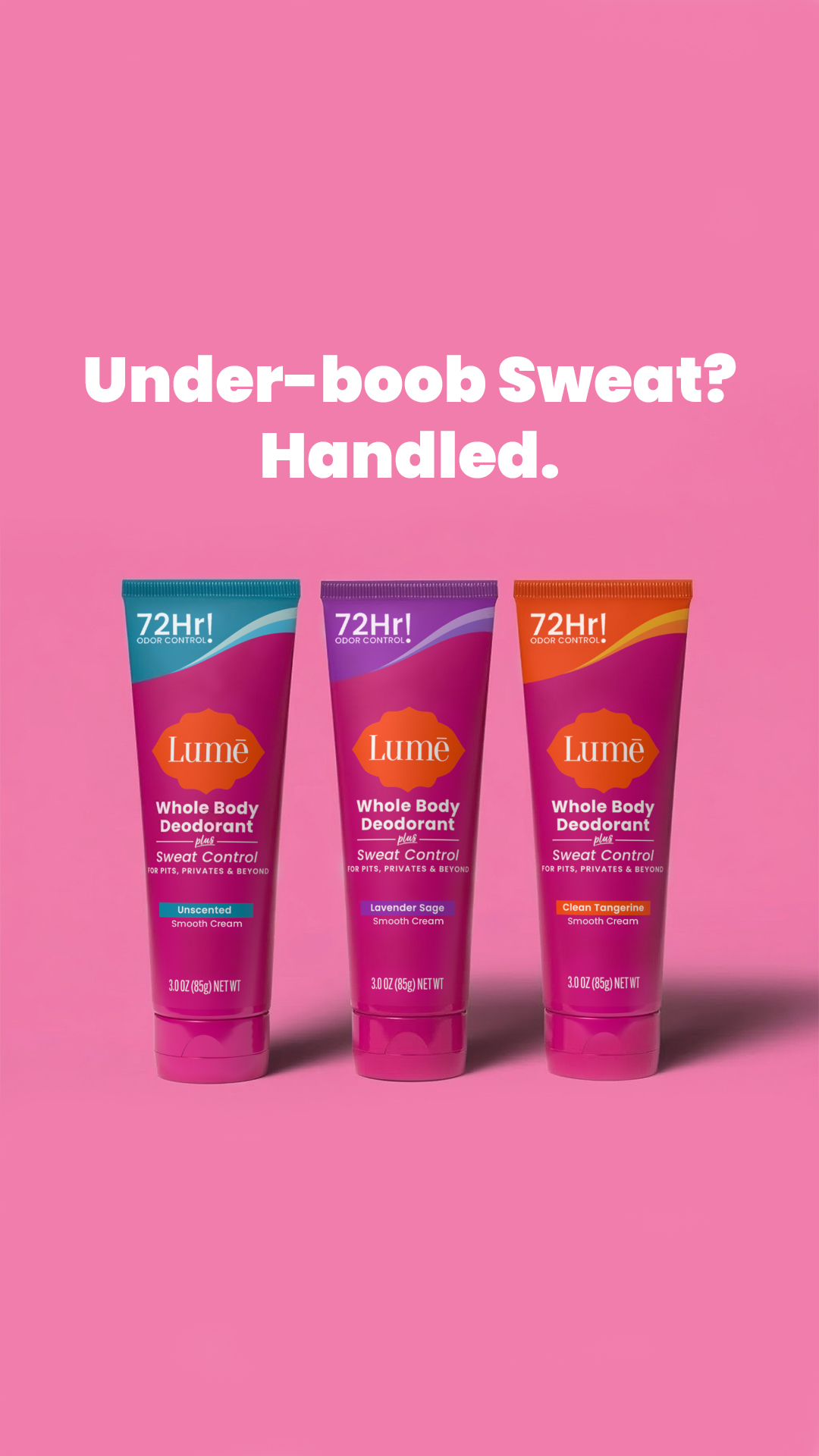 Lume Deodorant Facebook ad