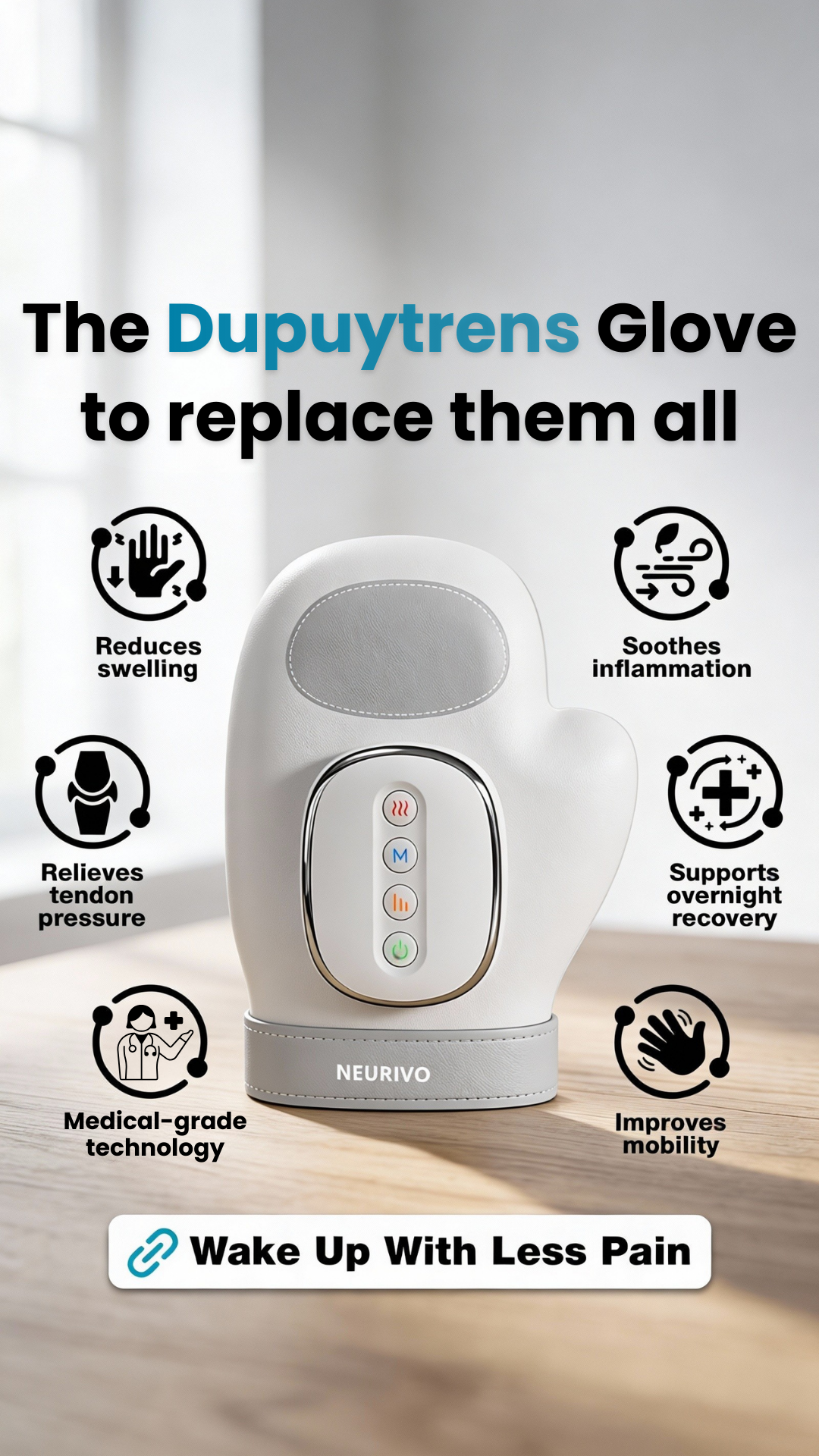 Neurivo Facebook ad: Mechanism-Specific Design for Dupuytren’s