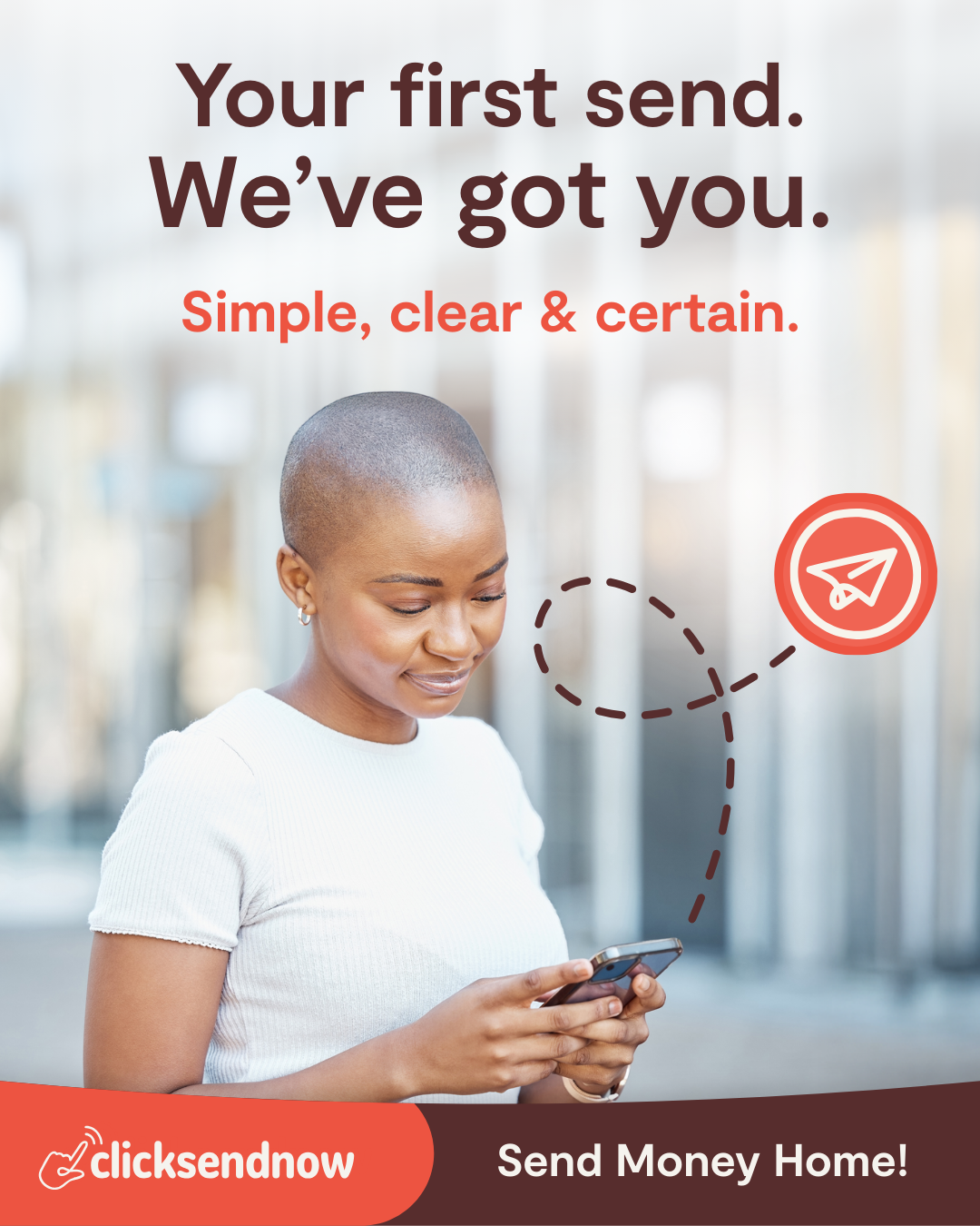 Clicksendnow Facebook ad