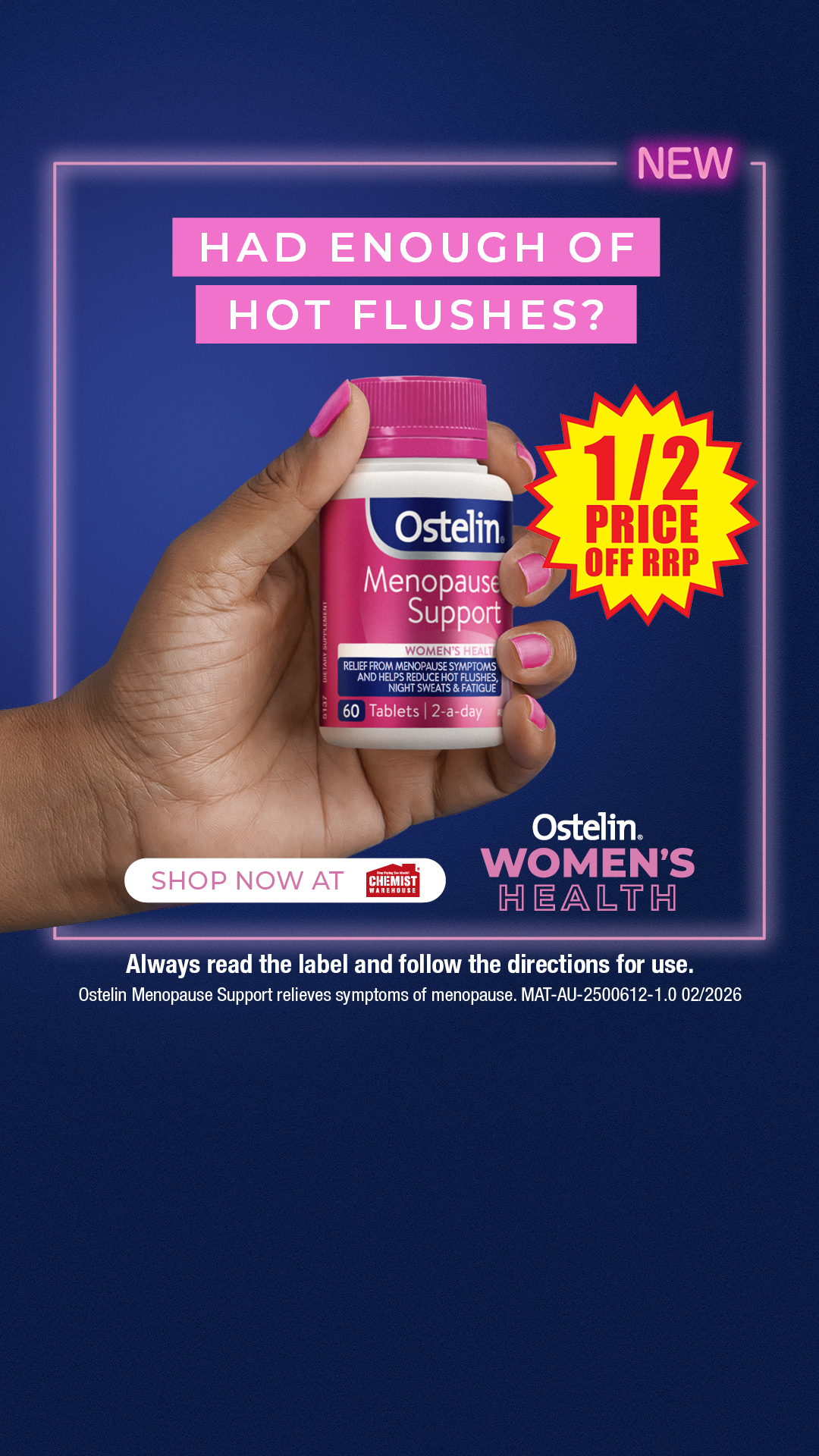 Chemist Warehouse Facebook ad